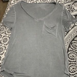 Distressed Boyfriend V-Neck